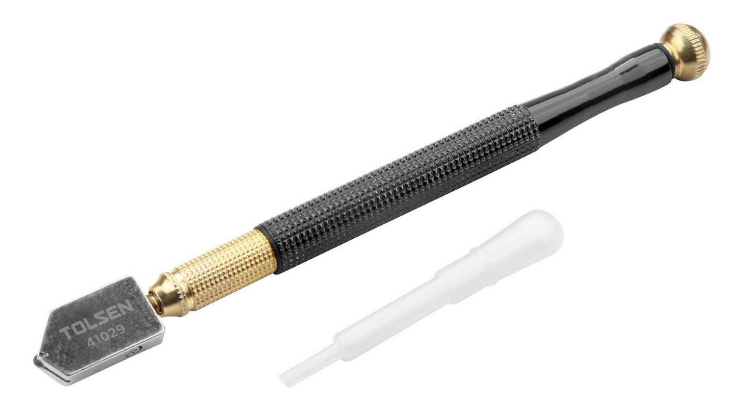 Tolsen Glass & Tile Cutter Metal Body H/Duty Auto Oil Feed - Buy Now Online at Trade DIY Direct