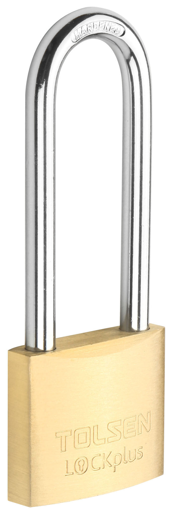 Tolsen Padlock Brass 40mm 2 Keys Long Shackle (Industrial) - Buy Now Online at Trade DIY Direct