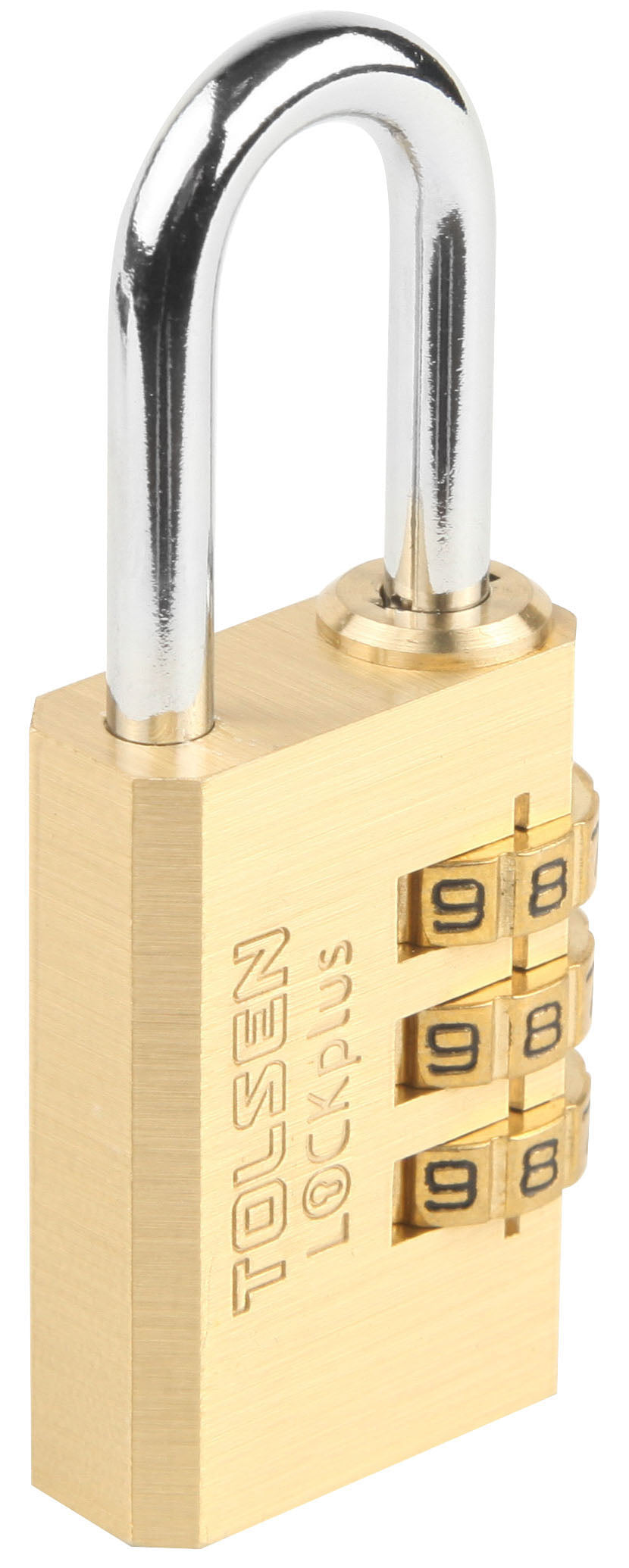 Tolsen Combination Brass Padlock 30mm (Industrial) - Buy Now Online at Trade DIY Direct