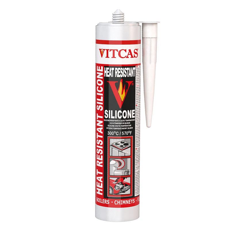 Vitcas HR - Heat Resistant Silicone Black 315°C - Buy Now Online at Trade DIY Direct