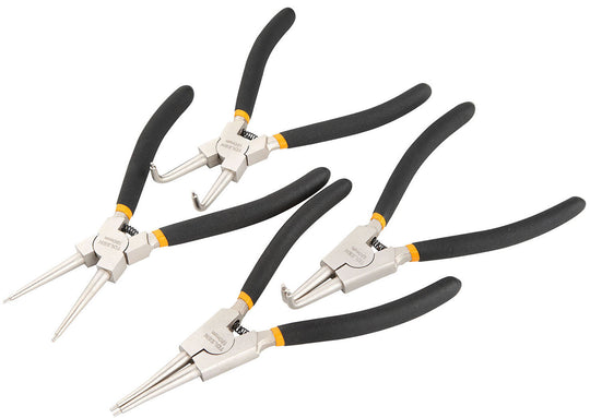 Tolsen Plier Circlip Set 4 pc 180mm - Buy Now Online at Trade DIY Direct