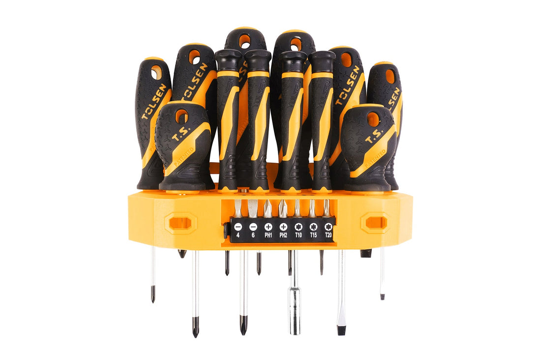 Tolsen Screwdriver Set 19 pcs - Buy Now Online at Trade DIY Direct