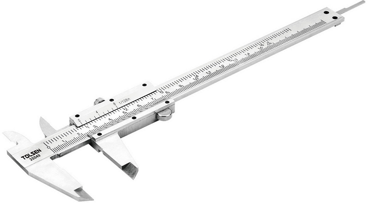 Tolsen Vernier Caliper 150mm Metric/Inch Carbon Steel (Industrial) - Buy Now Online at Trade DIY Direct