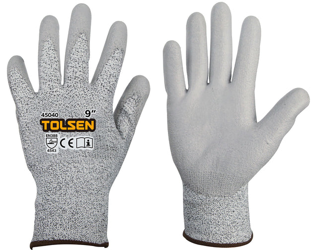 Tolsen Glove 13G Cut Resistant (4543) (Industrial) Size 10 - Buy Now Online at Trade DIY Direct