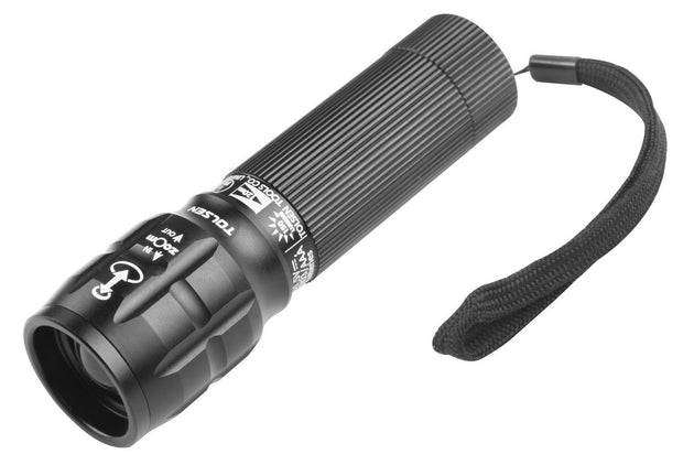 Tolsen Torch AAA Black Led 150 Lumens + Zoom (Industrial) - Buy Now Online at Trade DIY Direct