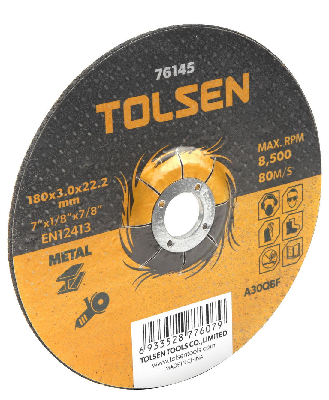 Tolsen Disc Cutting Steel 230mmx3.0x22mm - Buy Now Online at Trade DIY Direct