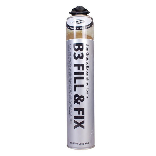 Bond It B3 Fill and Fix Expanding PU Foam Gun Grade - Buy Now Online at Trade DIY Direct