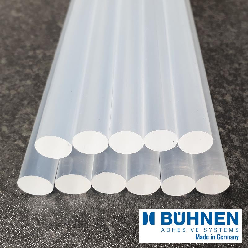 Buhnen Transparent Hot Melt Glue Sticks 11.3mm x 200mm - Buy Now Online at Trade DIY Direct