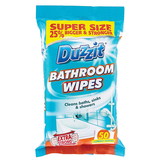 Duzzit Bathroom Wipes Extra Strong - Buy Now Online at Trade DIY Direct