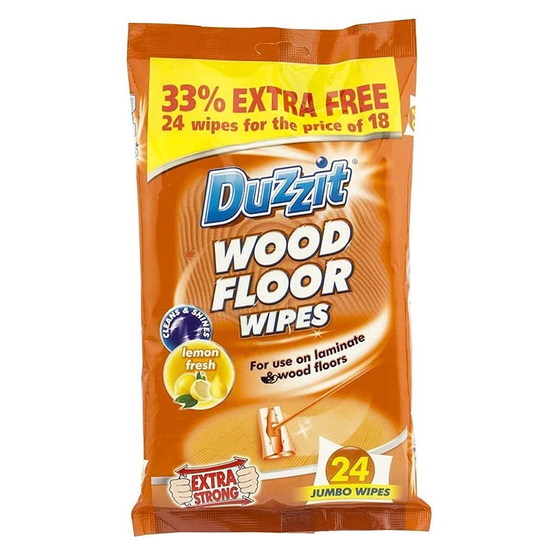 Duzzit Jumbo Wood Floor Wipes - Buy Now Online at Trade DIY Direct