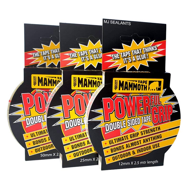 Everbuild Mammoth Powerful Grip Double Sided Tape - Buy Now Online at Trade DIY Direct