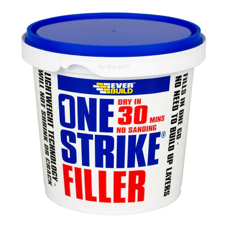 Everbuild One Strike Filler Dry in 30 min - Buy Now Online at Trade DIY Direct