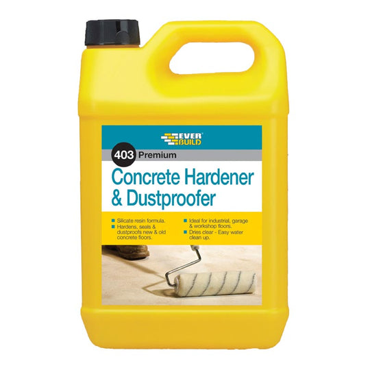 Everbuild 403 Concrete Hardener & Dustproofer - Buy Now Online at Trade DIY Direct