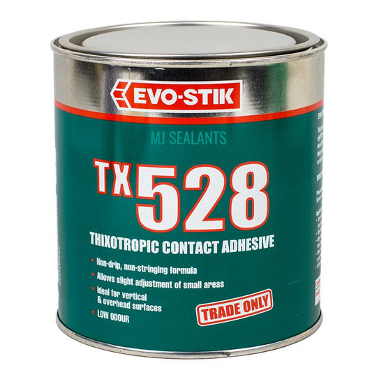 Evo-Stik TX528 Thixotropic Contact Adhesive 1L - Buy Now Online at Trade DIY Direct