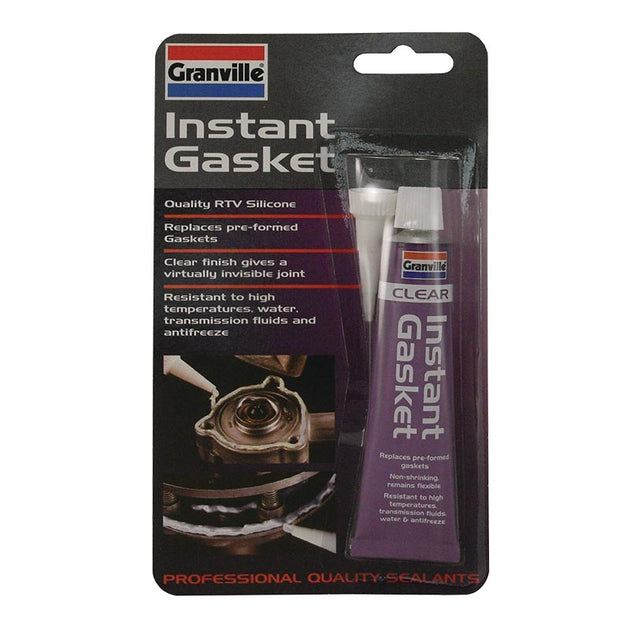 Granville Instant Gasket Clear Sealant - Buy Now Online at Trade DIY Direct