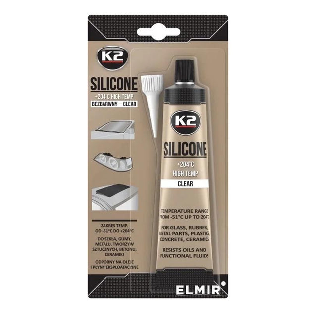 K2 Bond High Temperature Clear Silicone +204¬∞C 85g - Buy Now Online at Trade DIY Direct
