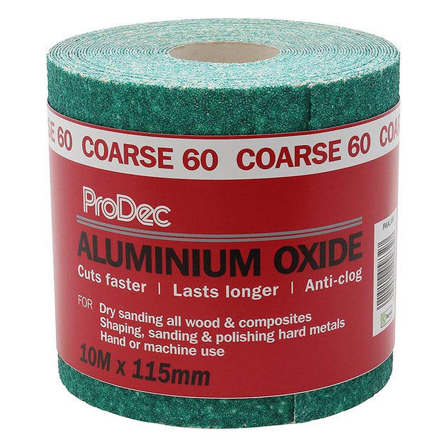 ProDec Aluminium Oxide Sanding Paper 10m Roll - Buy Now Online at Trade DIY Direct