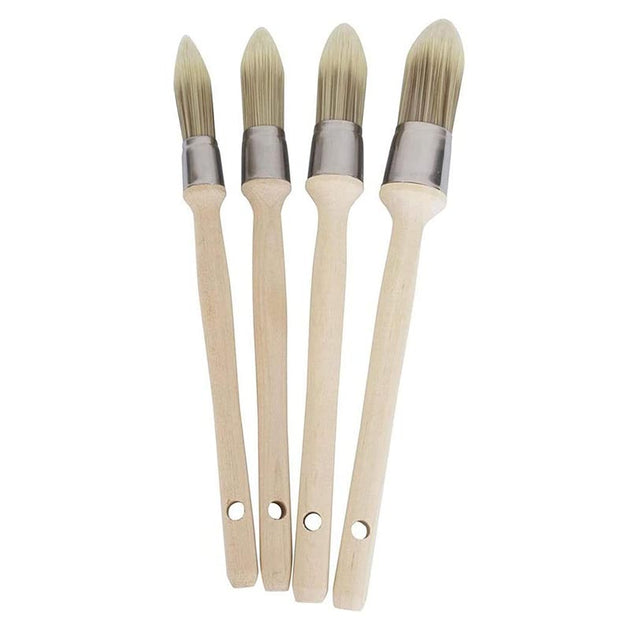 ProDec Pointed Synthetic Sash Brush Set 4pcs - Buy Now Online at Trade DIY Direct