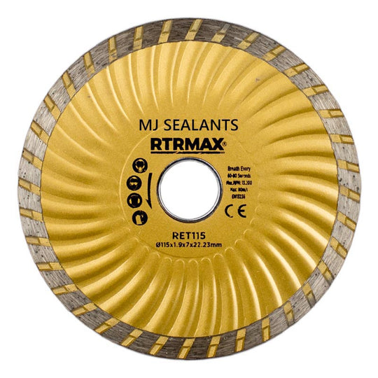 RTRMAX Fast Diamond Cutting Disc 115 / 230 - Buy Now Online at Trade DIY Direct