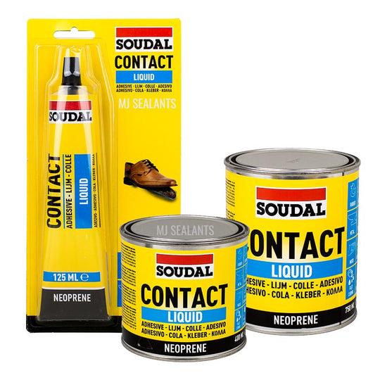 Soudal Neoprene Contact Adhesive 44A Liquid - Buy Now Online at Trade DIY Direct