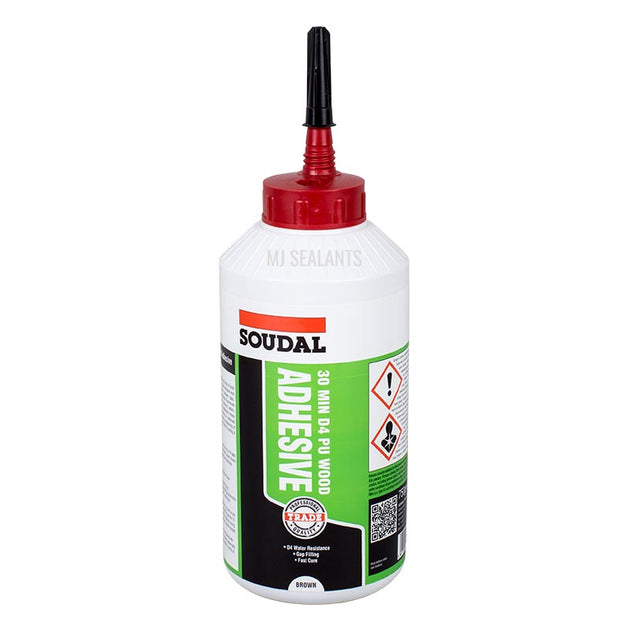 Soudal 30 Minute D4 Wood Adhesive Liquid - Buy Now Online at Trade DIY Direct