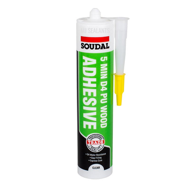 Soudal 5 Minute D4 Wood Adhesive Gel - Buy Now Online at Trade DIY Direct