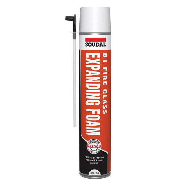 Soudal B1 Fire & Acoustic Expanding Foam Hand Held - Buy Now Online at Trade DIY Direct