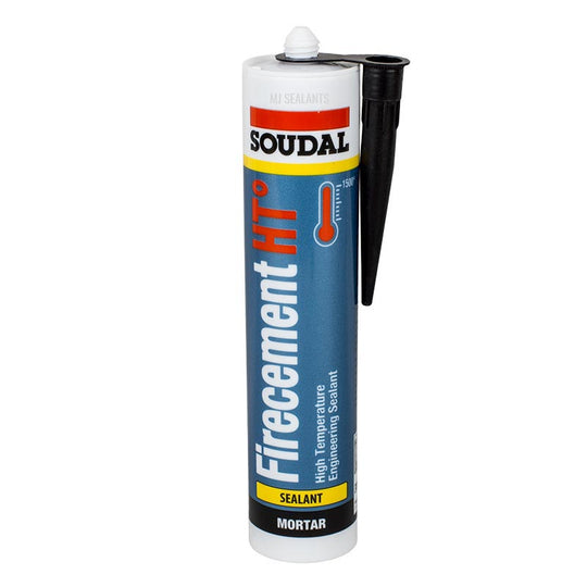 Soudal Firecement HT High Temp Resistant up to 1500¬∞C - Buy Now Online at Trade DIY Direct