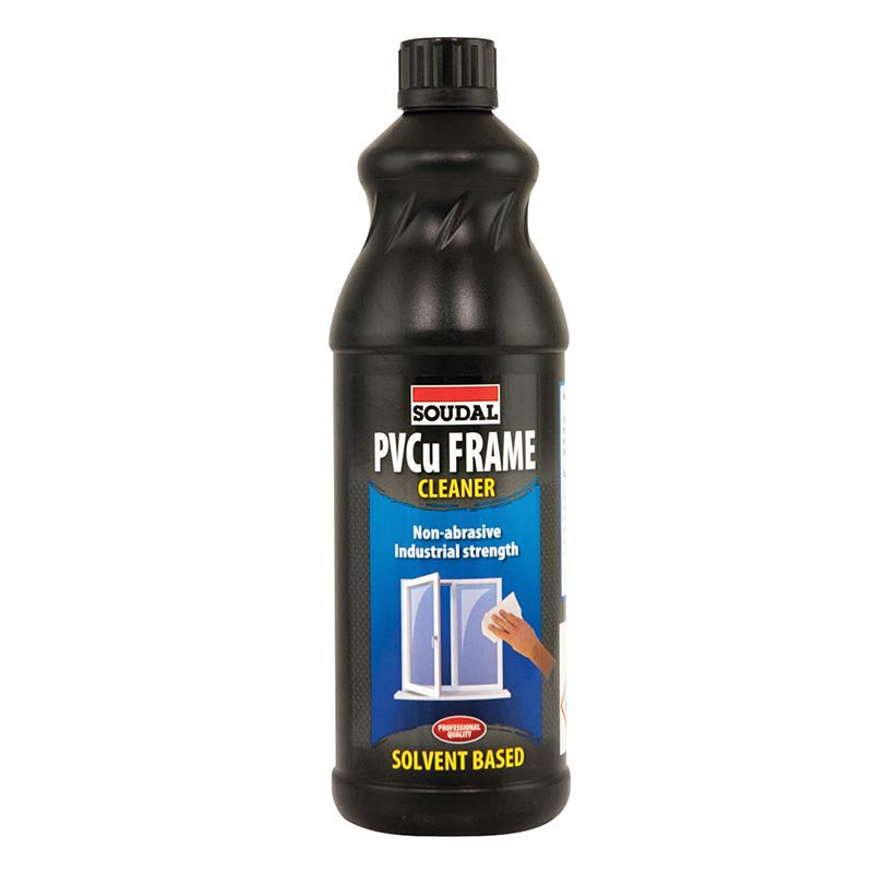 Soudal PVCu Frame Cleaner Solvent Based - Buy Now Online at Trade DIY Direct