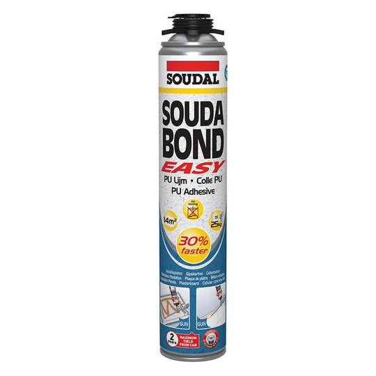 Soudal Soudabond Easy Gun Grade PU Adhesive - Buy Now Online at Trade DIY Direct