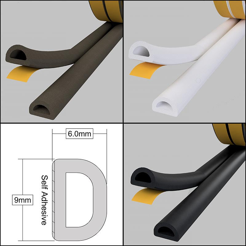 Stormguard EPDM Rubber Seal D Profile 5m - Buy Now Online at Trade DIY Direct