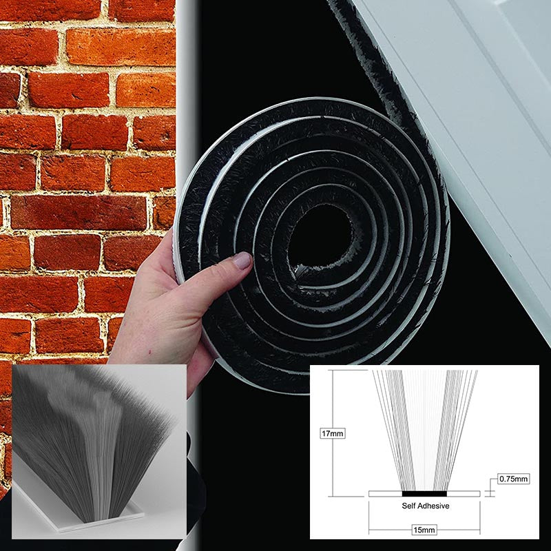 Stormguard Garage Door Brush Pile Seal - Buy Now Online at Trade DIY Direct
