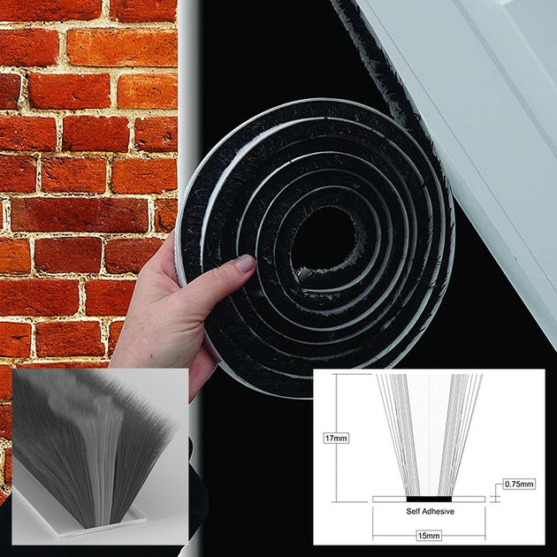 Stormguard Garage Door Brush Pile Seal - Buy Now Online at Trade DIY Direct